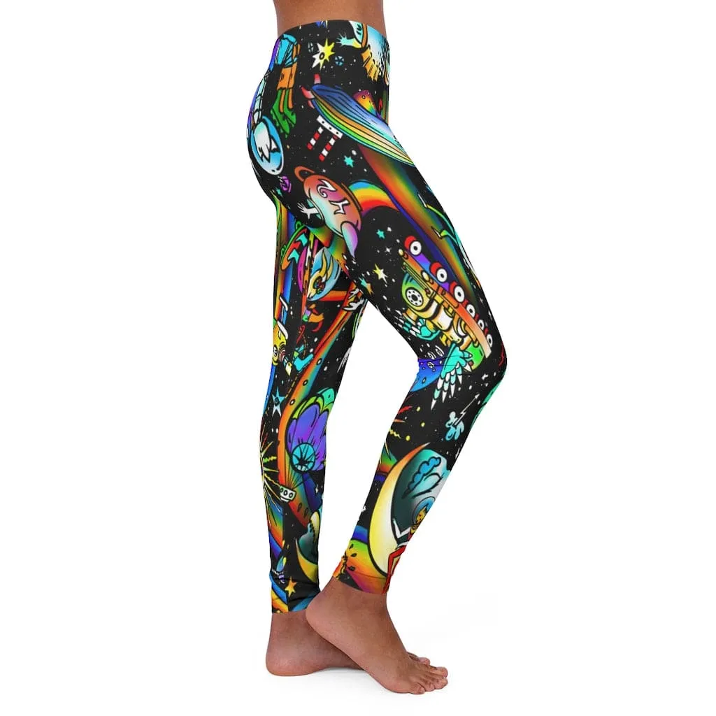 Psychedelic Space Leggings