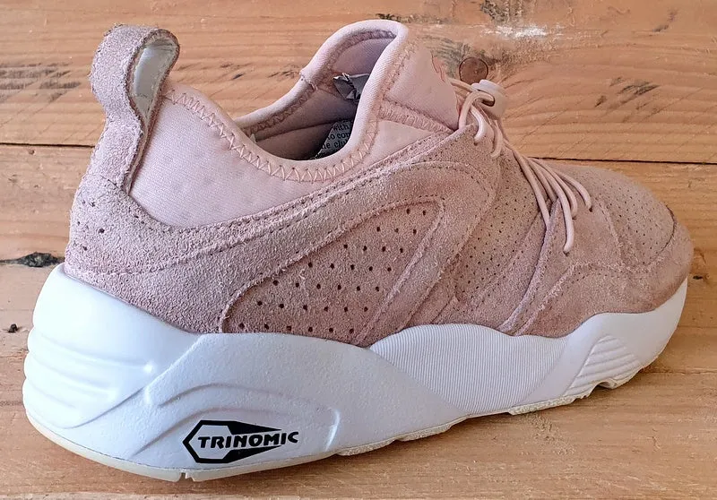 Puma Blaze Of Glory Low Suede Trainers UK5/US7.5/EU38 360412 04 Pink/White
