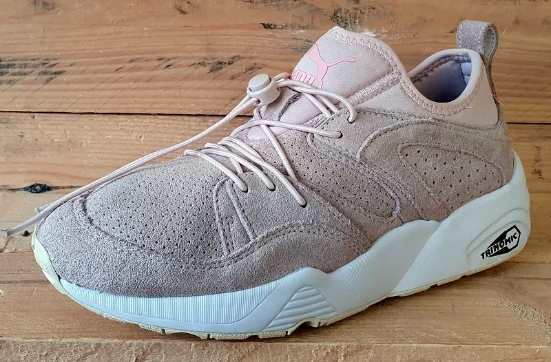 Puma Blaze Of Glory Low Suede Trainers UK5/US7.5/EU38 360412 04 Pink/White
