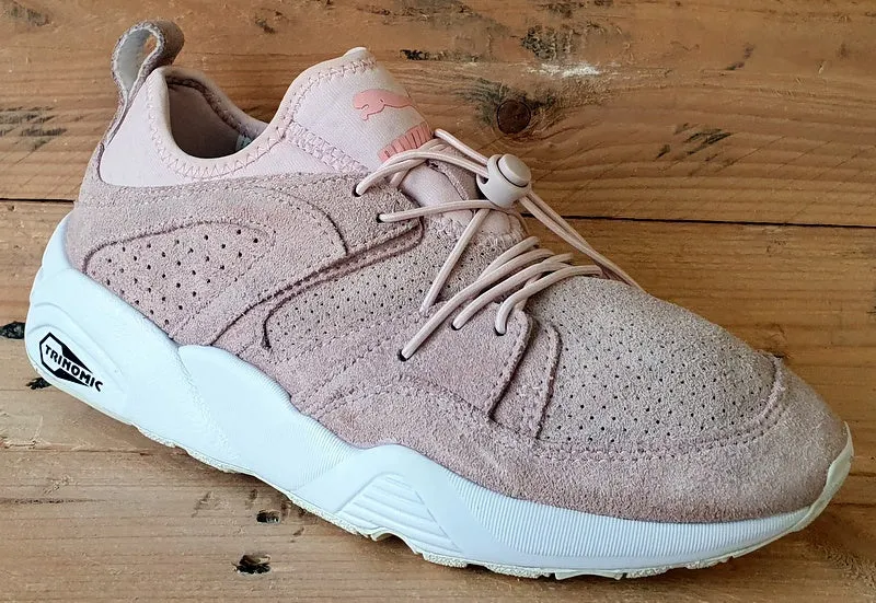 Puma Blaze Of Glory Low Suede Trainers UK5/US7.5/EU38 360412 04 Pink/White