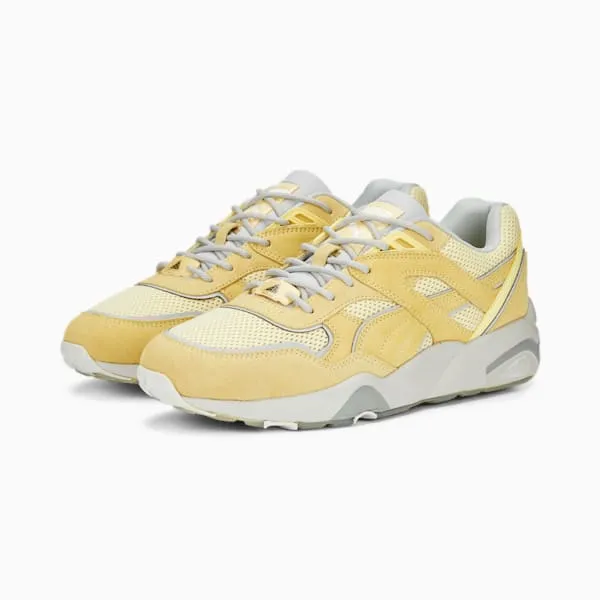 PUMA R698 Minerals Men's Sneakers - Pale Lemon-Glacier Gray