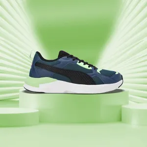 Puma X-Ray Fluido Men's Sneaker (Black-Dark Denim-Fizzy Lime) - 39464101
