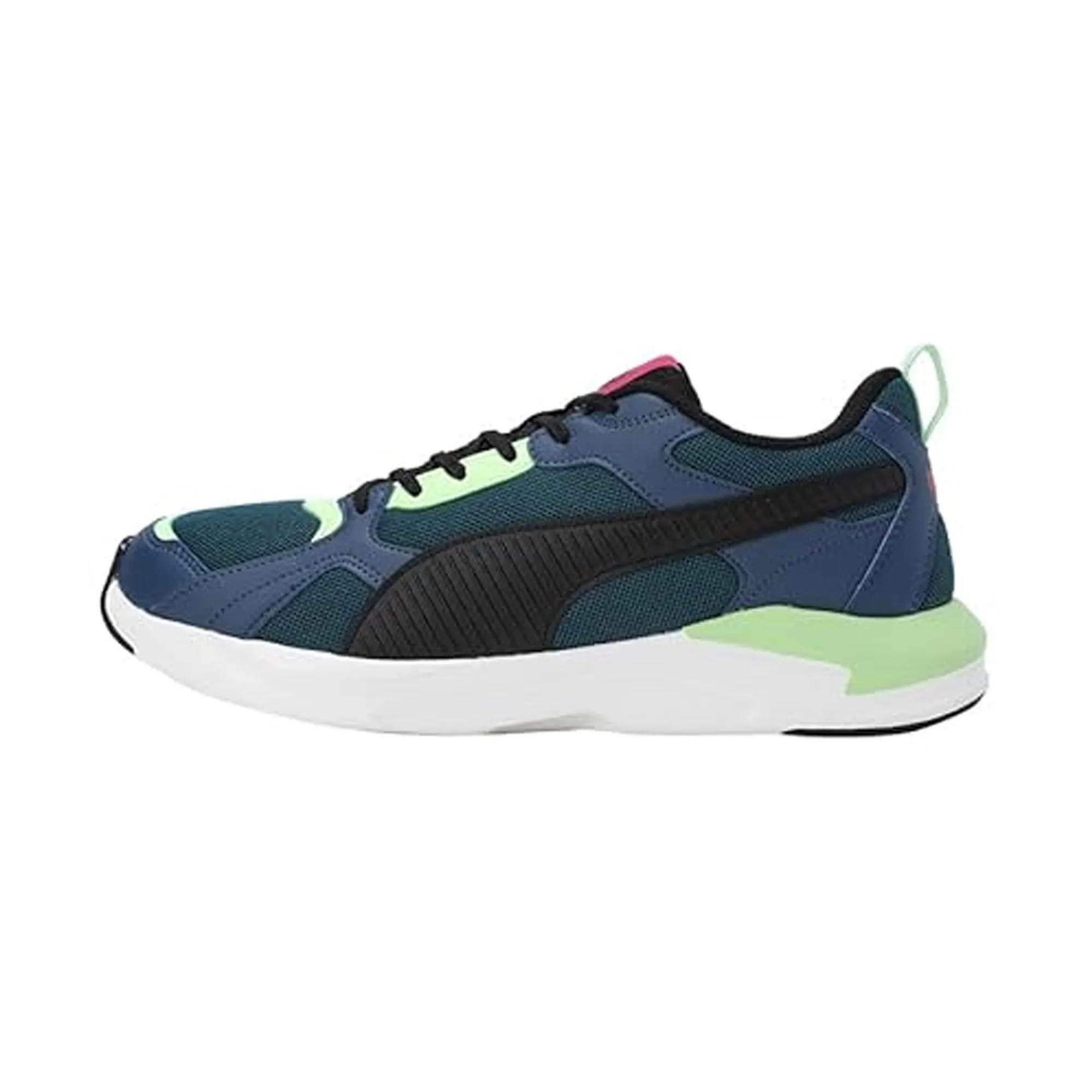 Puma X-Ray Fluido Men's Sneaker (Black-Dark Denim-Fizzy Lime) - 39464101