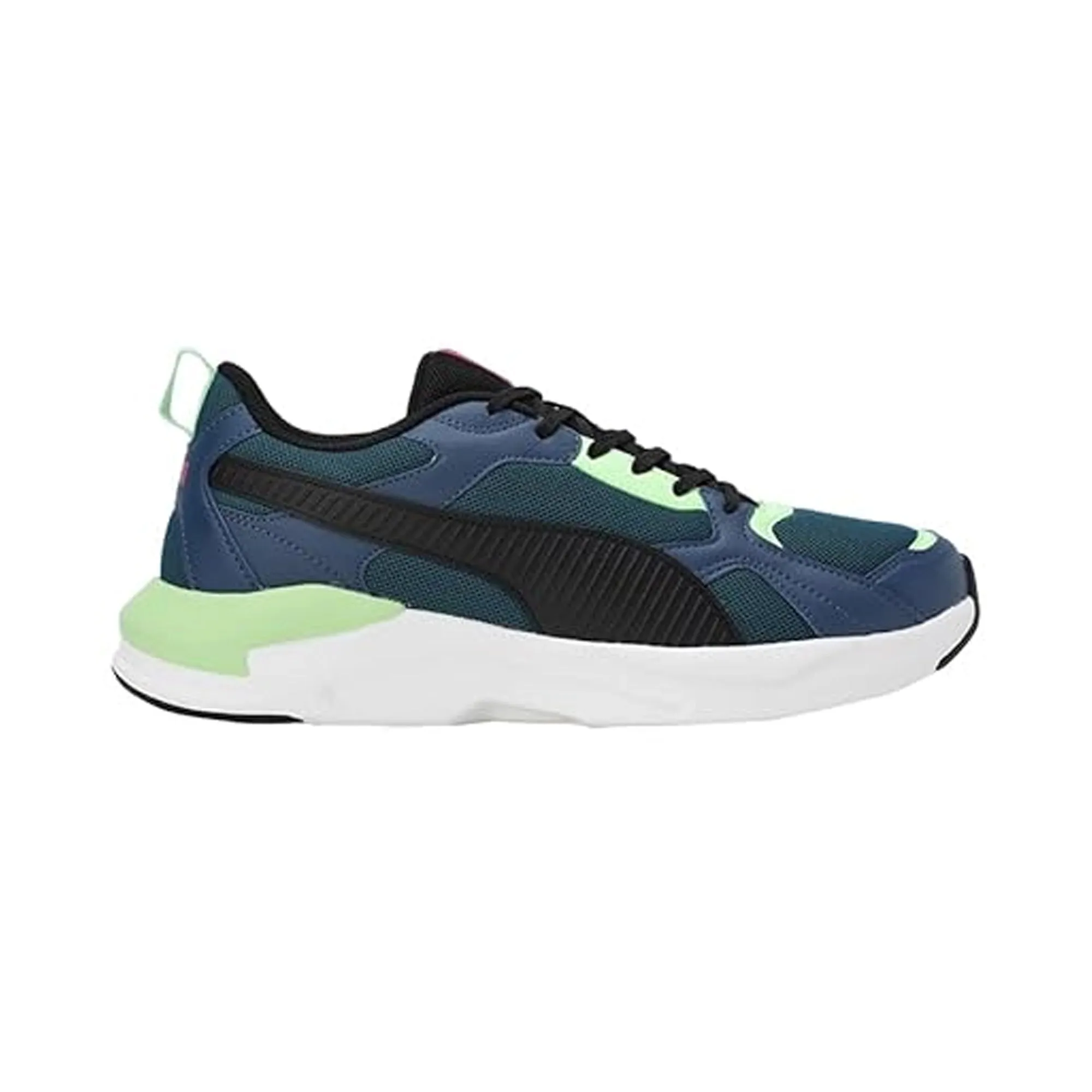 Puma X-Ray Fluido Men's Sneaker (Black-Dark Denim-Fizzy Lime) - 39464101