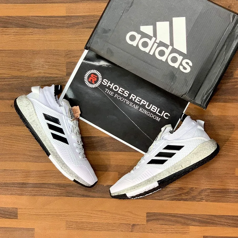 Pureboost HD White Black - Two-Tone Running Shoes