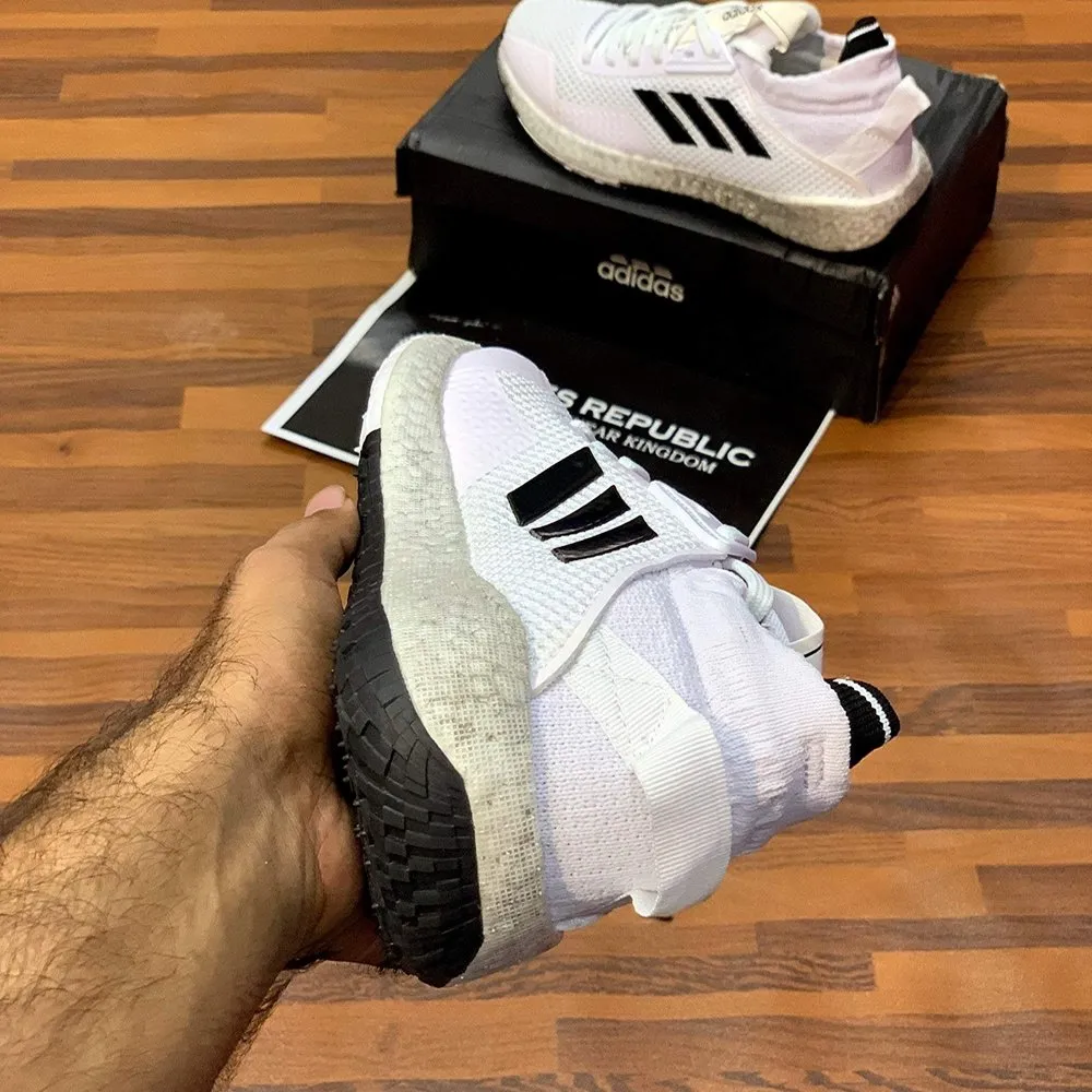 Pureboost HD White Black - Two-Tone Running Shoes
