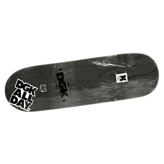 RAW x DGK - Boo Johnson v2 Skate Deck - 8.25 - Black Wood