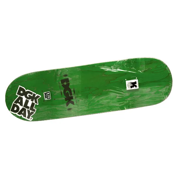 RAW x DGK - Boo Johnson v2 Skate Deck - 8.25 - Green Wood