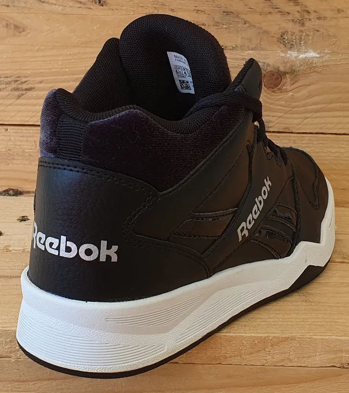 Reebok Royal BB4500 Mid Leather Trainers UK4/US6.5/EU37 FW7156 Black/White