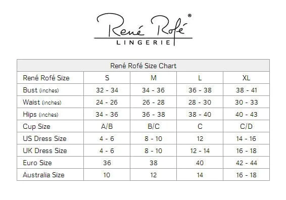 Rene Rofe - Crotchless Mesh Skirted Thong