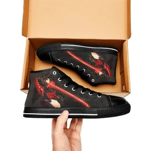 RWBY Raven Branwen Shoes High Top Sneakers for Kids and Adults