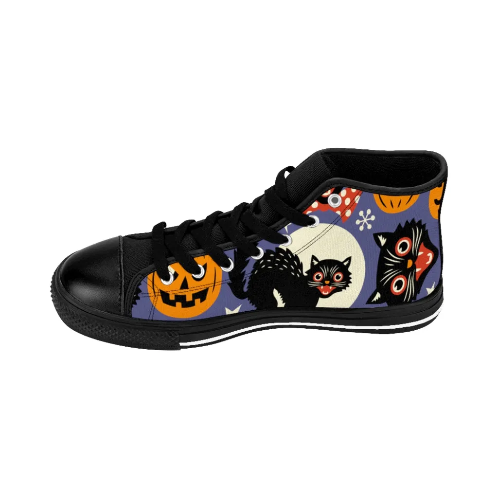 Scaredy Cat Men's High-top Sneakers