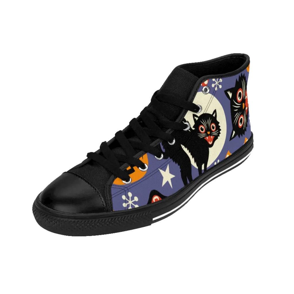 Scaredy Cat Men's High-top Sneakers