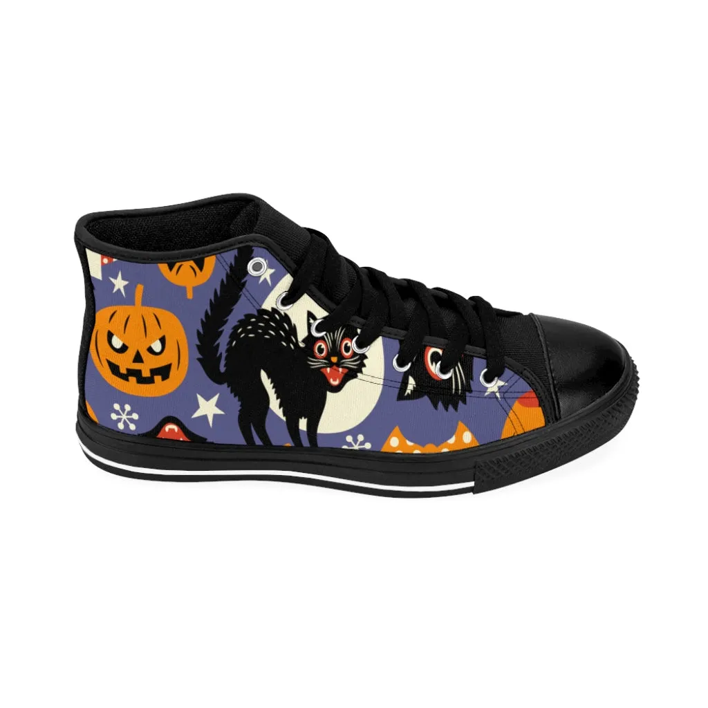 Scaredy Cat Men's High-top Sneakers