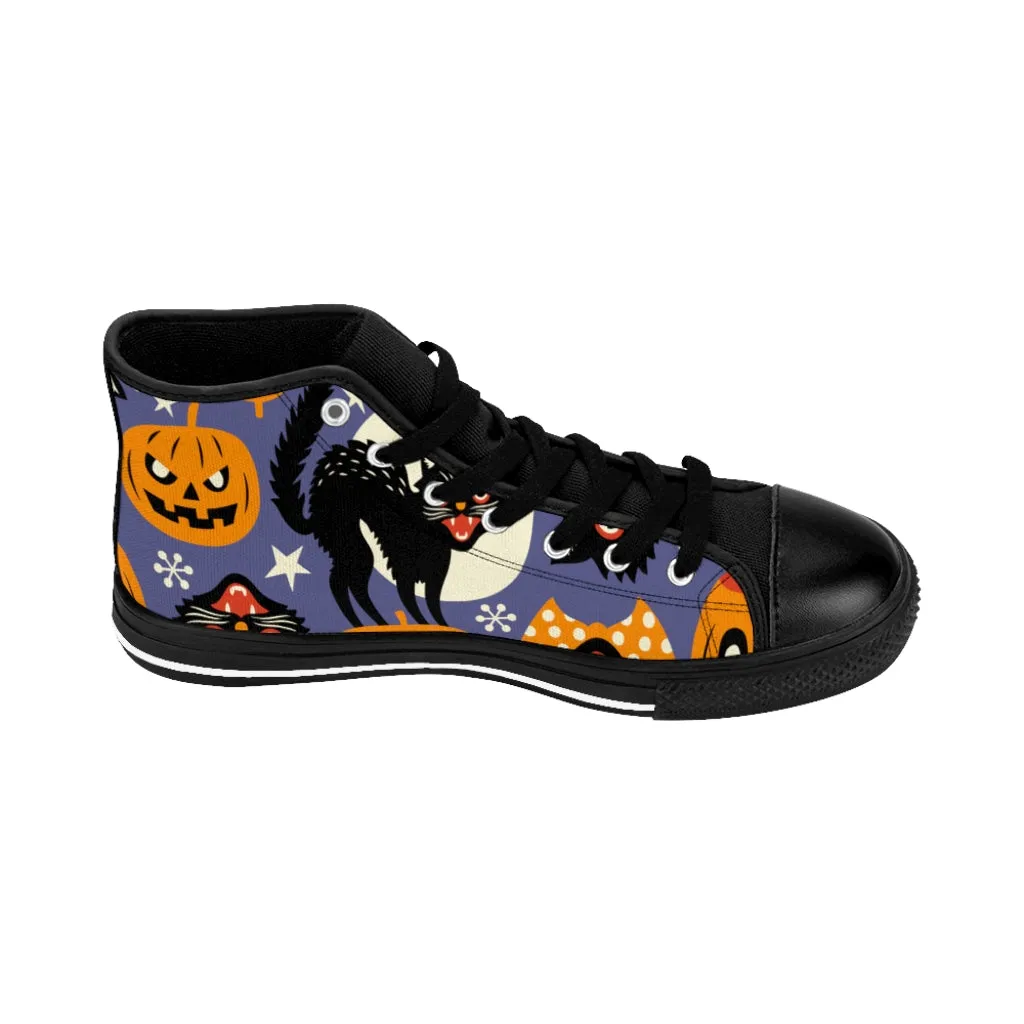 Scaredy Cat Men's High-top Sneakers