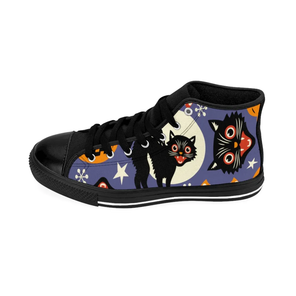 Scaredy Cat Men's High-top Sneakers