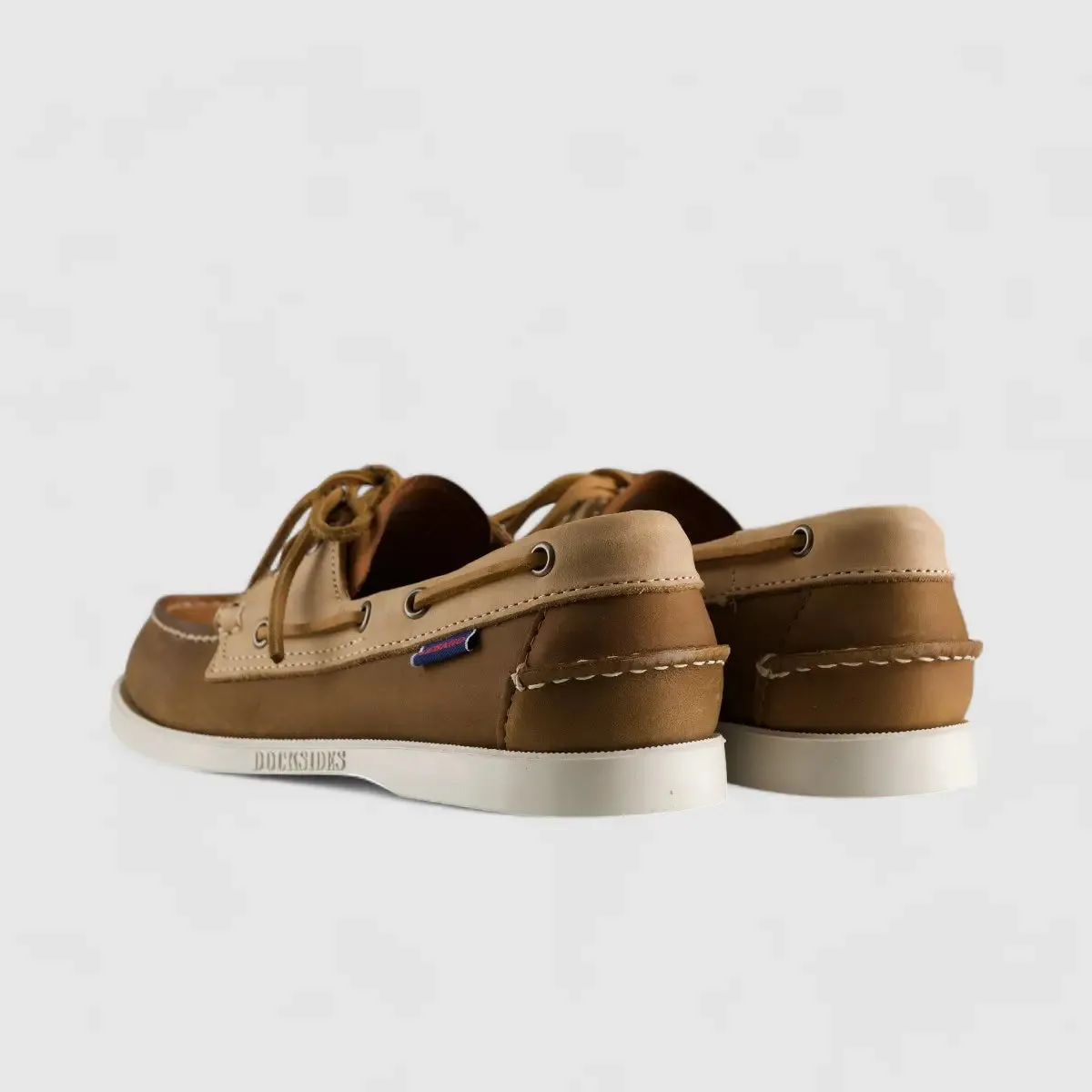 Sebago Portland Spinnaker Nubuck Wax Almond Orange 7002