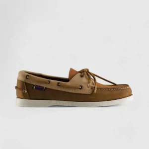Sebago Portland Spinnaker Nubuck Wax Almond Orange 7002