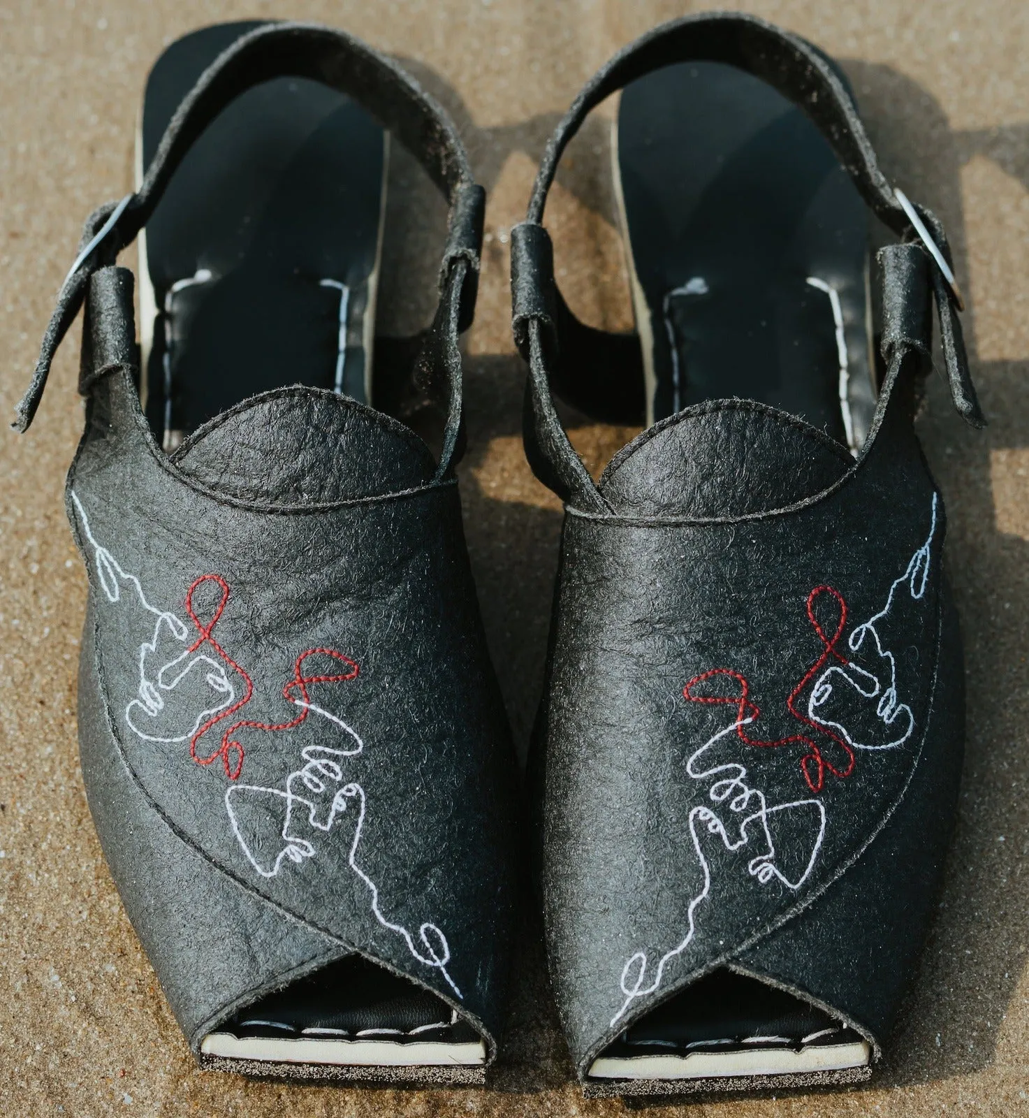 Shoes-Charcoal Peshawaris