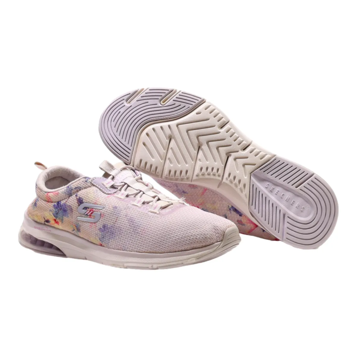 SKECHERS Sneaker Trainers Purple Synthetic Womens UK 4