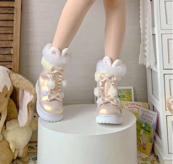 Snowy Bear Booties