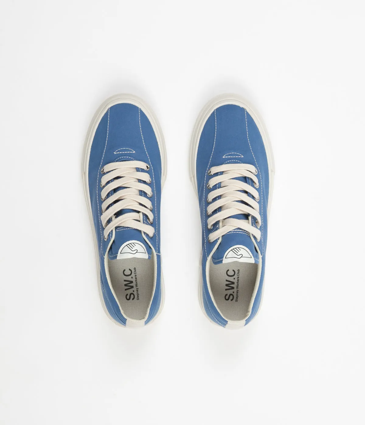 Stepney Workers Club Dellow Canvas Shoes - Dust Blue