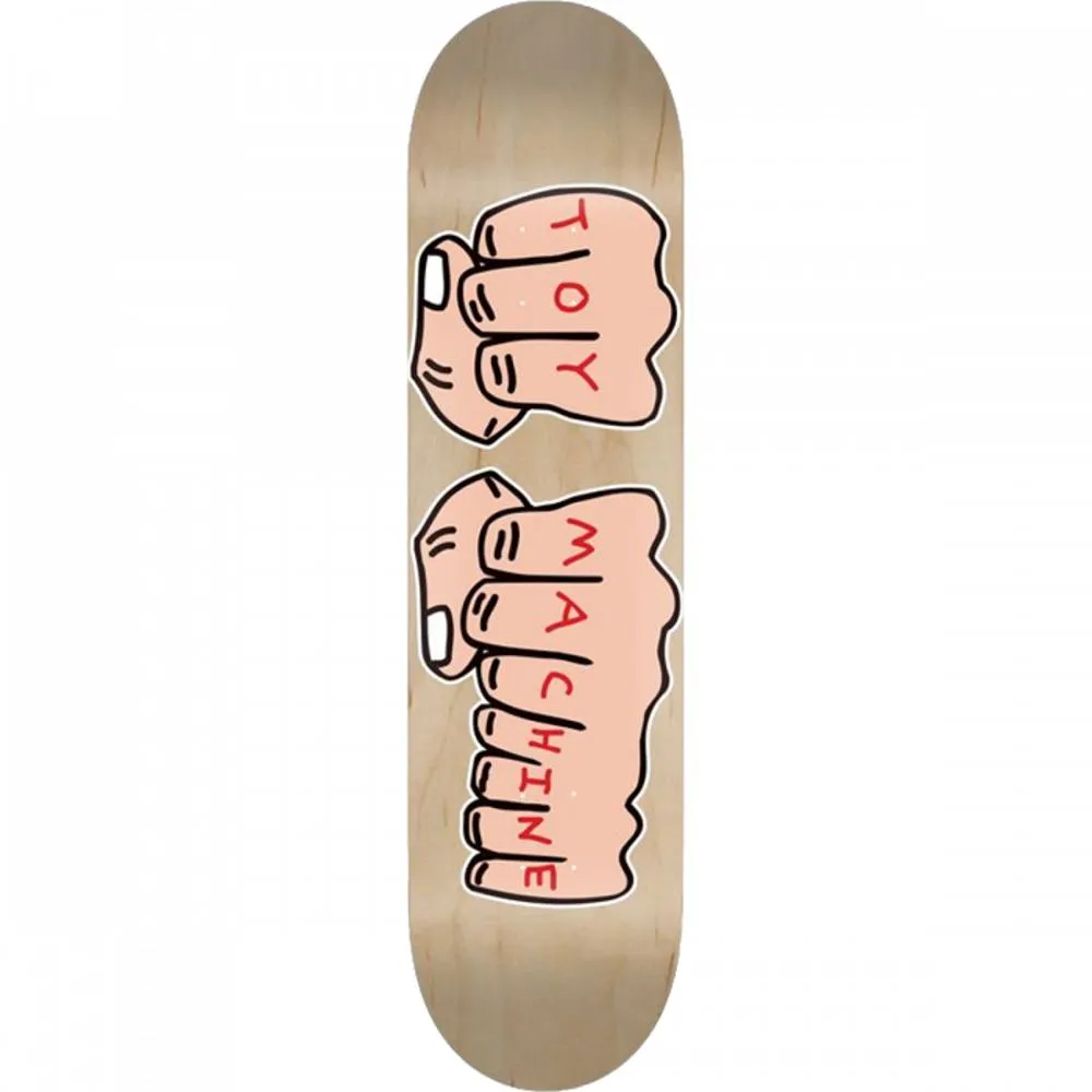 Toy Machine Fists 8.0" Natural Skateboard Deck