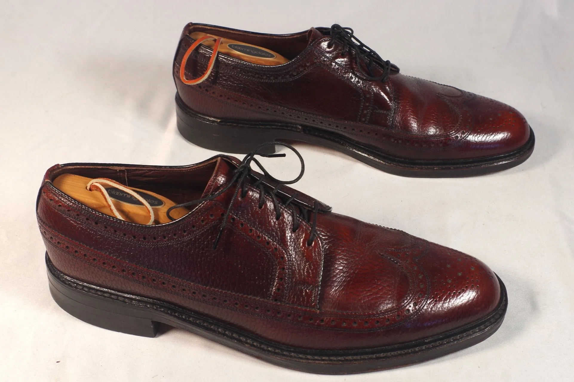 USA-Made Easy Flex Dark Brown Leather Gunboats - Size 11B