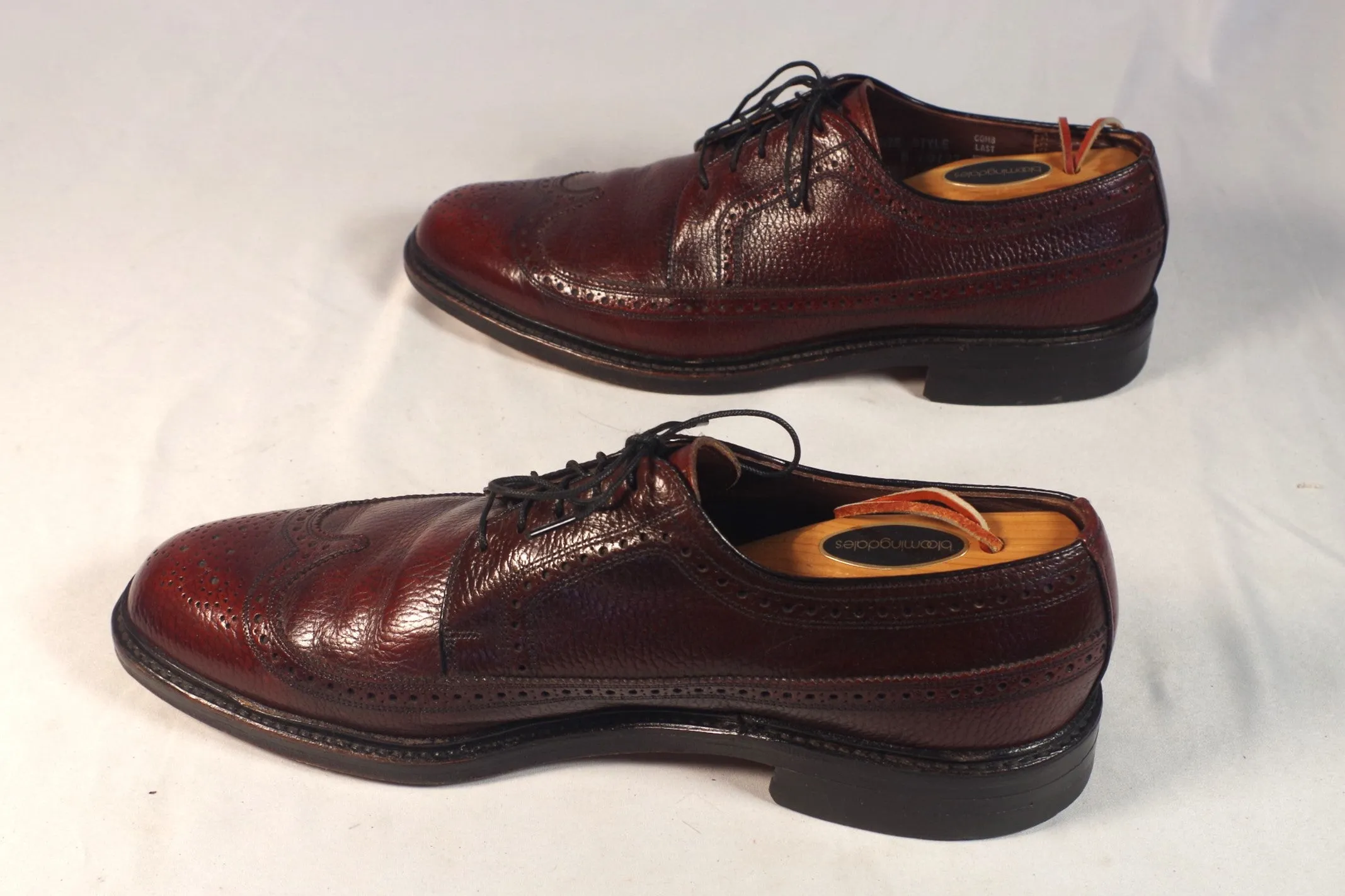 USA-Made Easy Flex Dark Brown Leather Gunboats - Size 11B