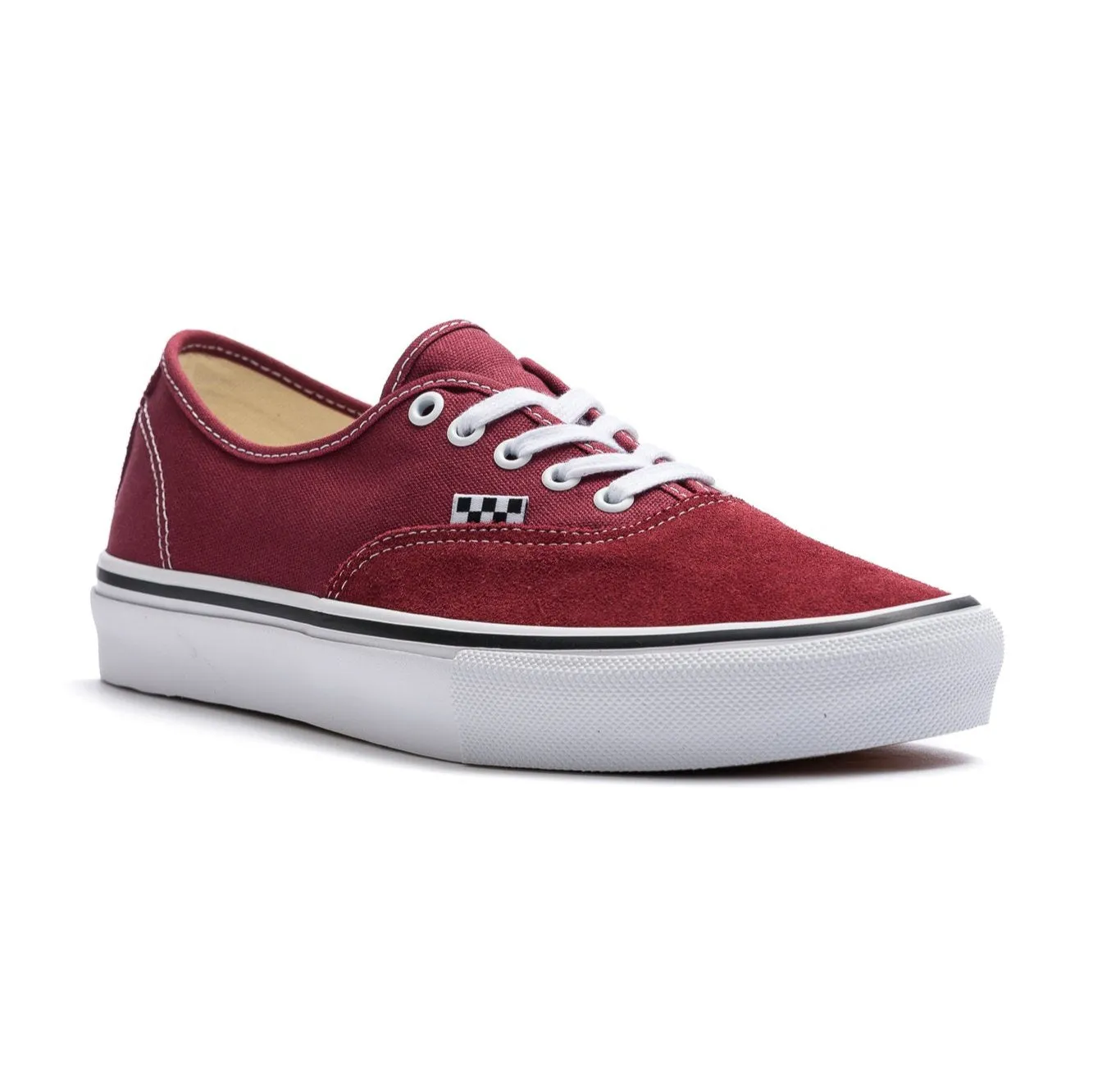 Vans Skate Authentic - Burgundy/White