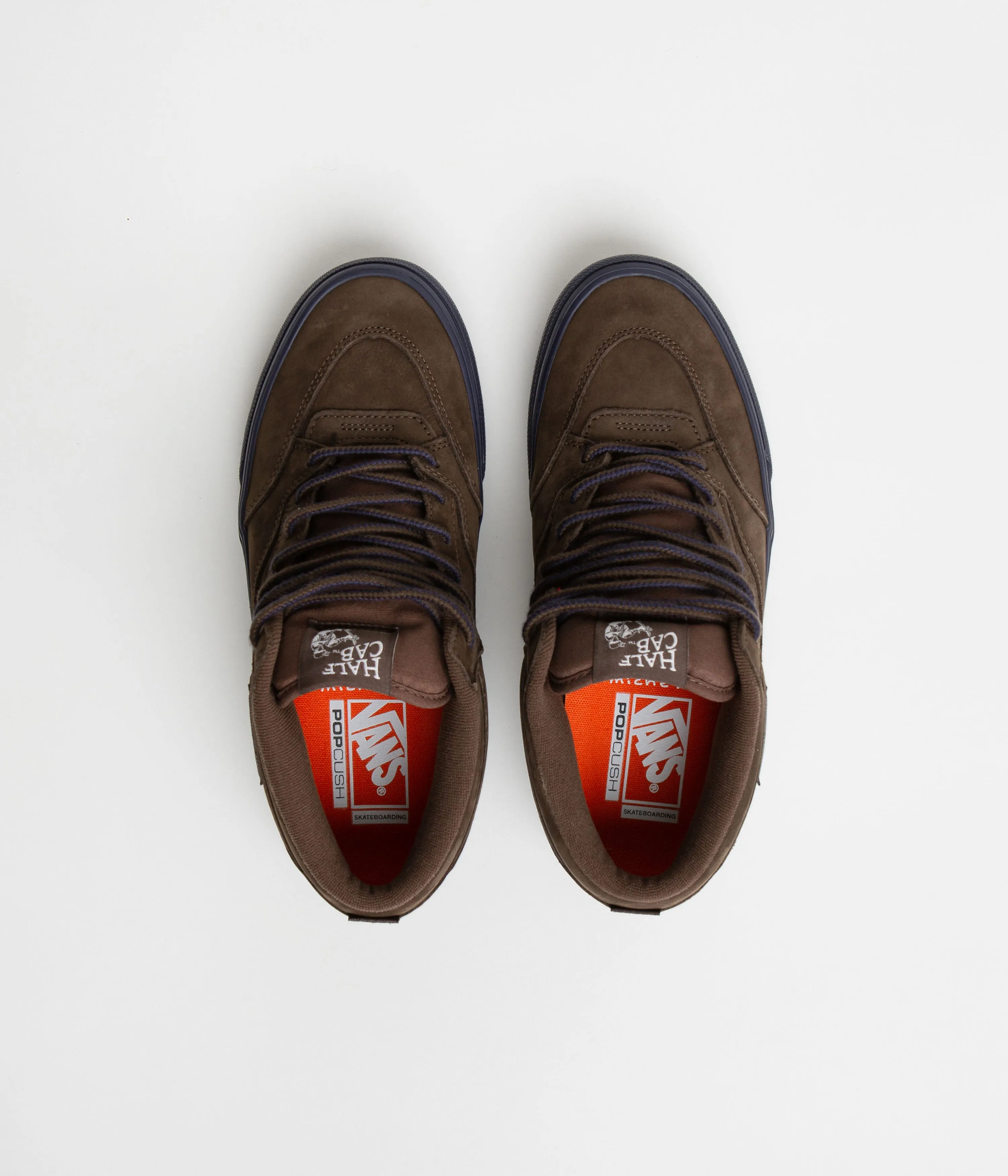 Vans Skate Half Cab '92 Shoes - (Nick Michel) Brown / Navy