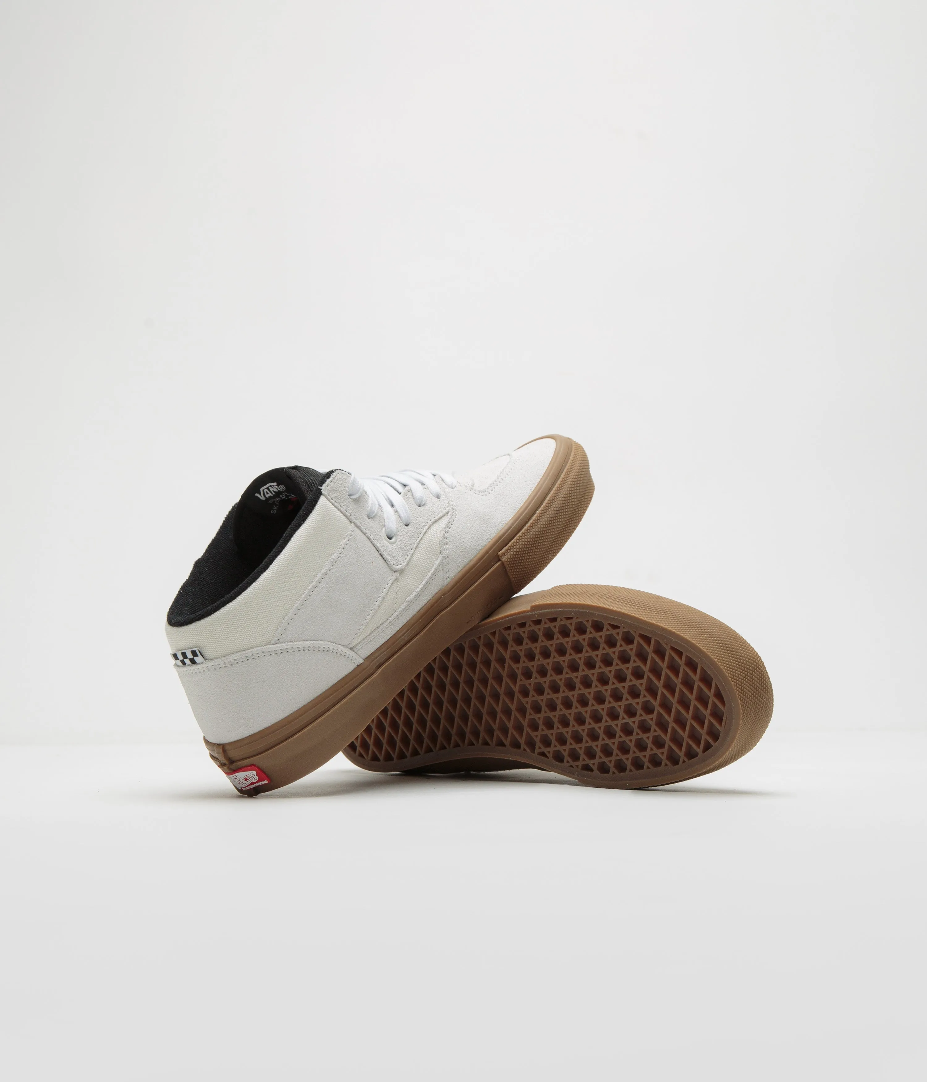 Vans Skate Half Cab Shoes - Antique White / Gum