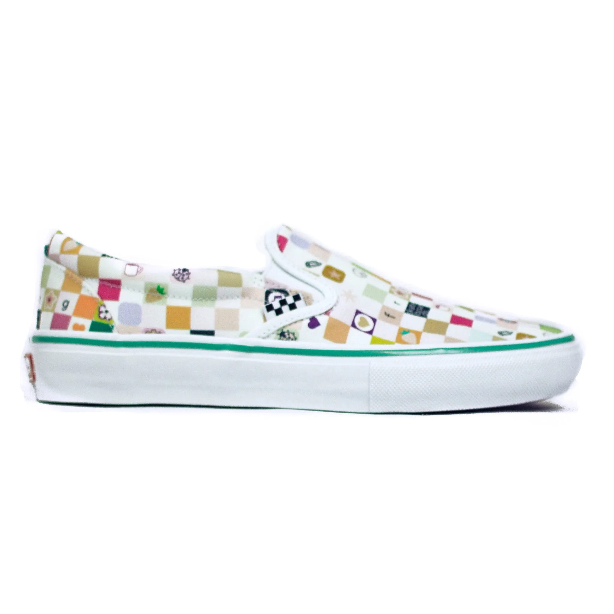 VANS SKATE X FROG SLIP ON WHITE