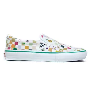 VANS SKATE X FROG SLIP ON WHITE