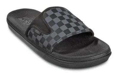 Vans UltraCush Checkerboard Slide-On - Ebony/Black