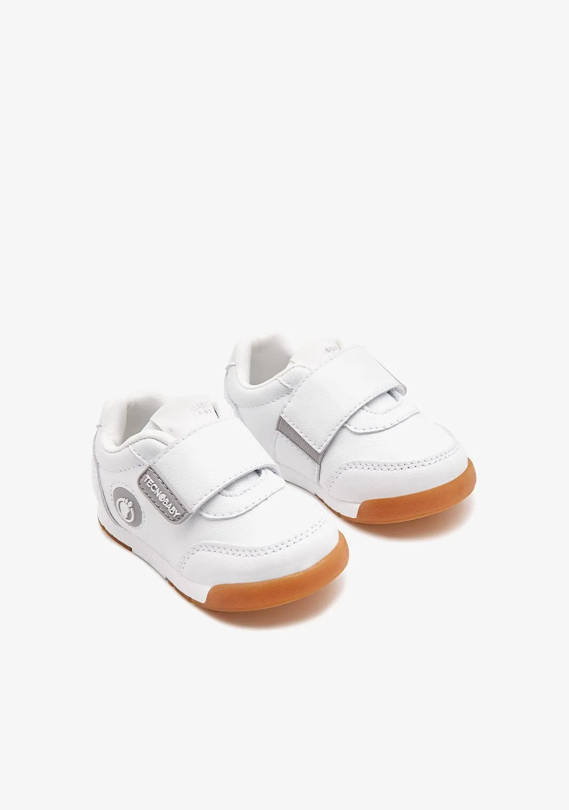 White Logo Respectful Sneakers