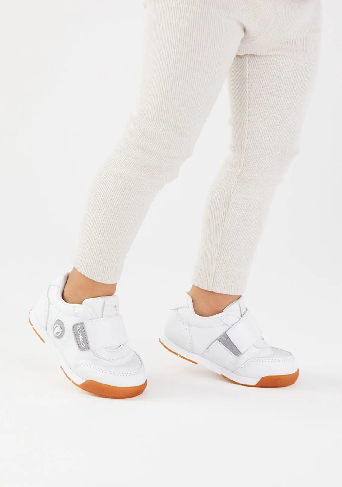 White Logo Respectful Sneakers