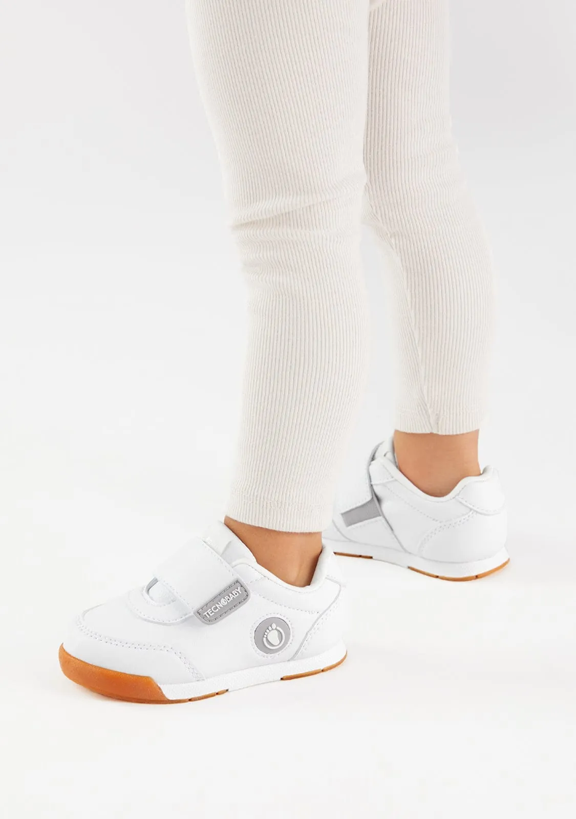 White Logo Respectful Sneakers