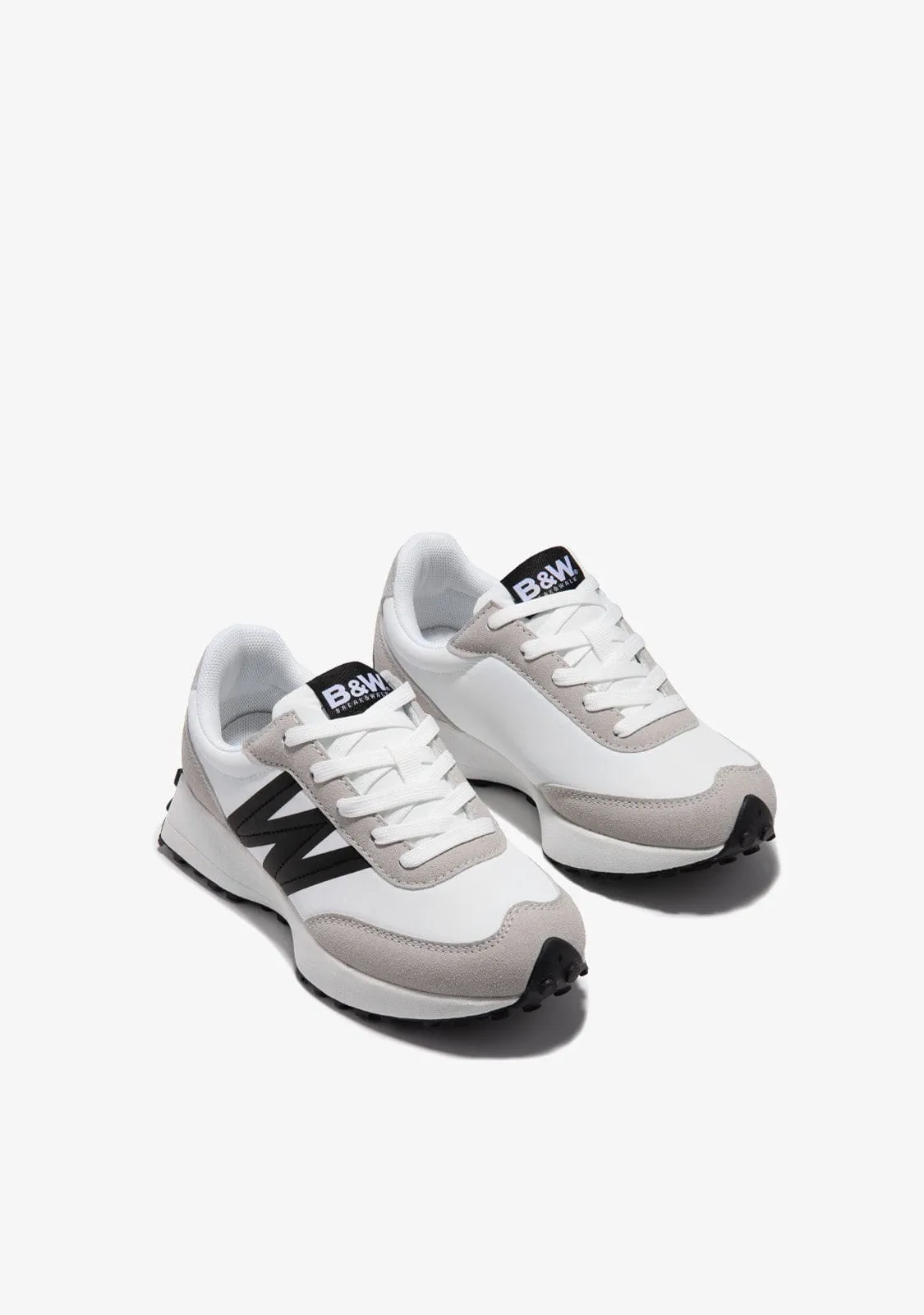 White Sneakers B&W
