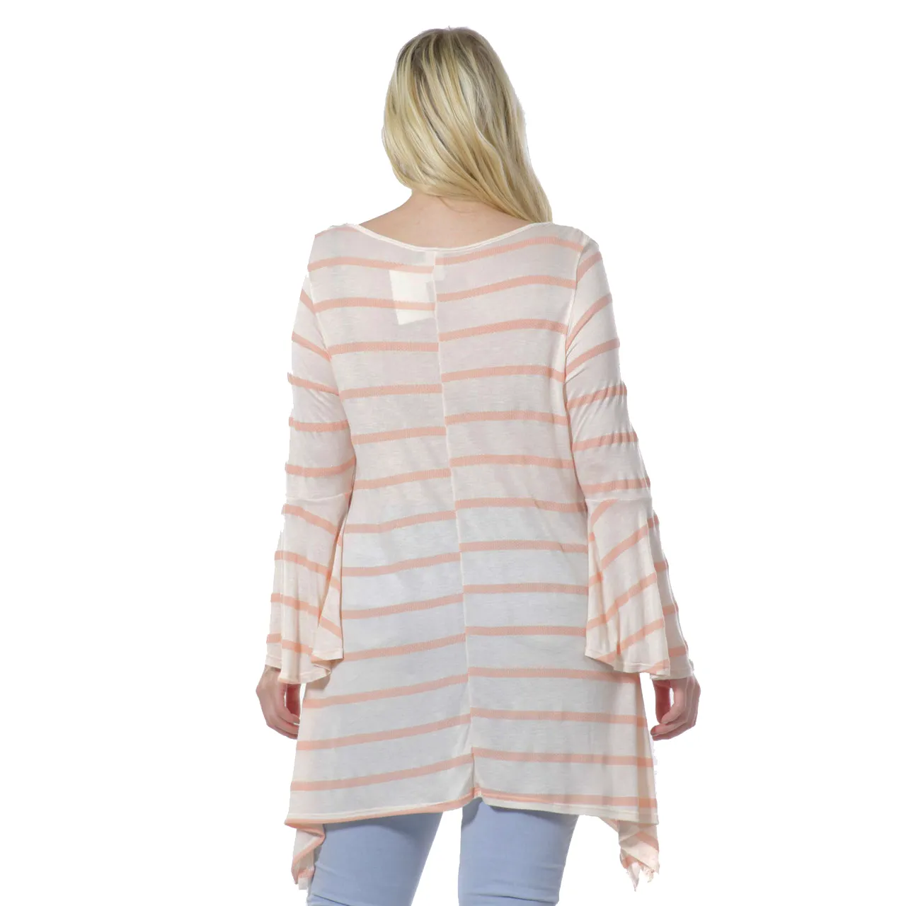 Women's Plus Size Bell Sleeve Tunic Made in USA  1X, 2X, 3X, 4X