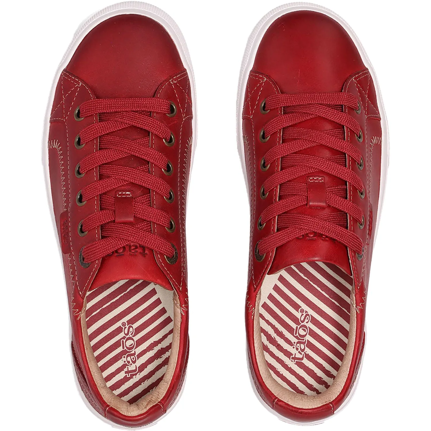 Women's Taos Plim Soul Lux Red Leather