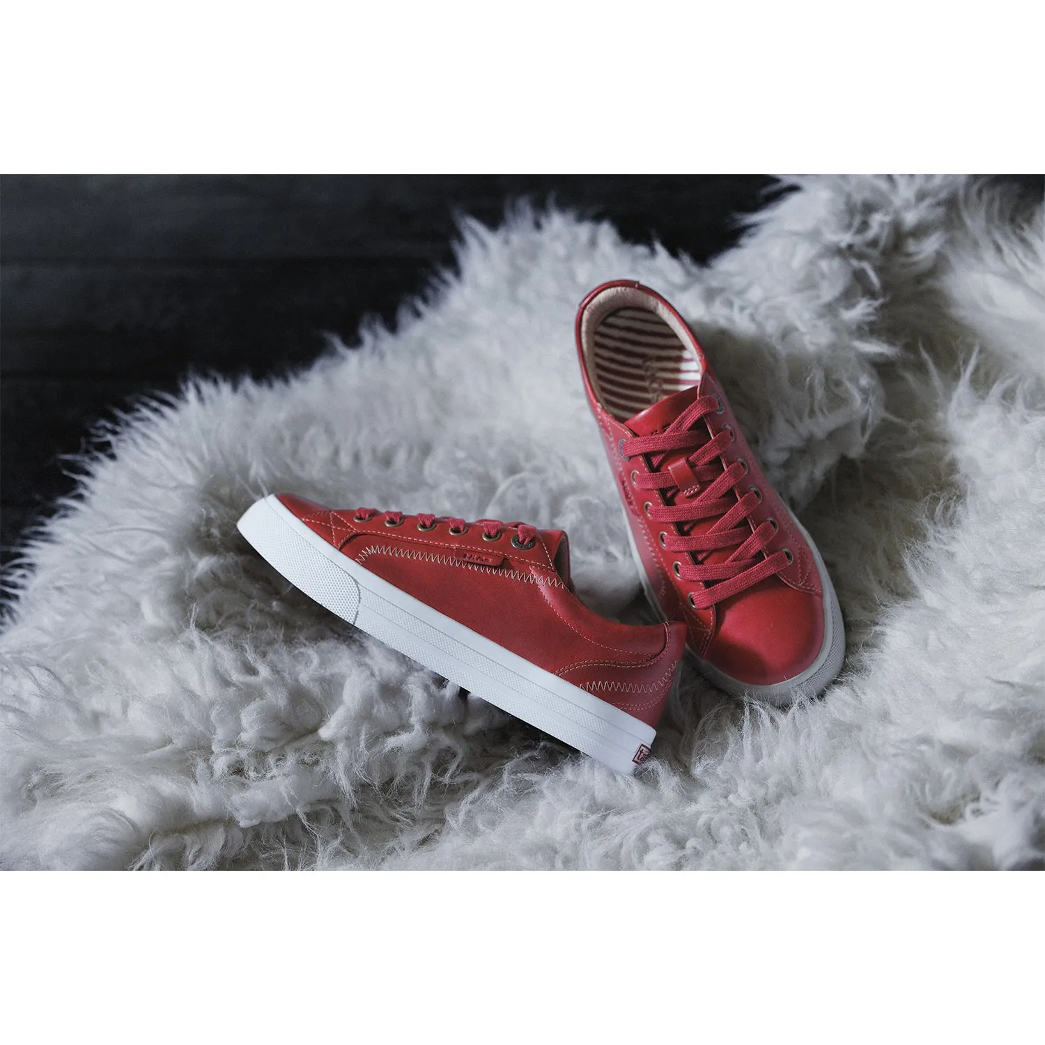 Women's Taos Plim Soul Lux Red Leather