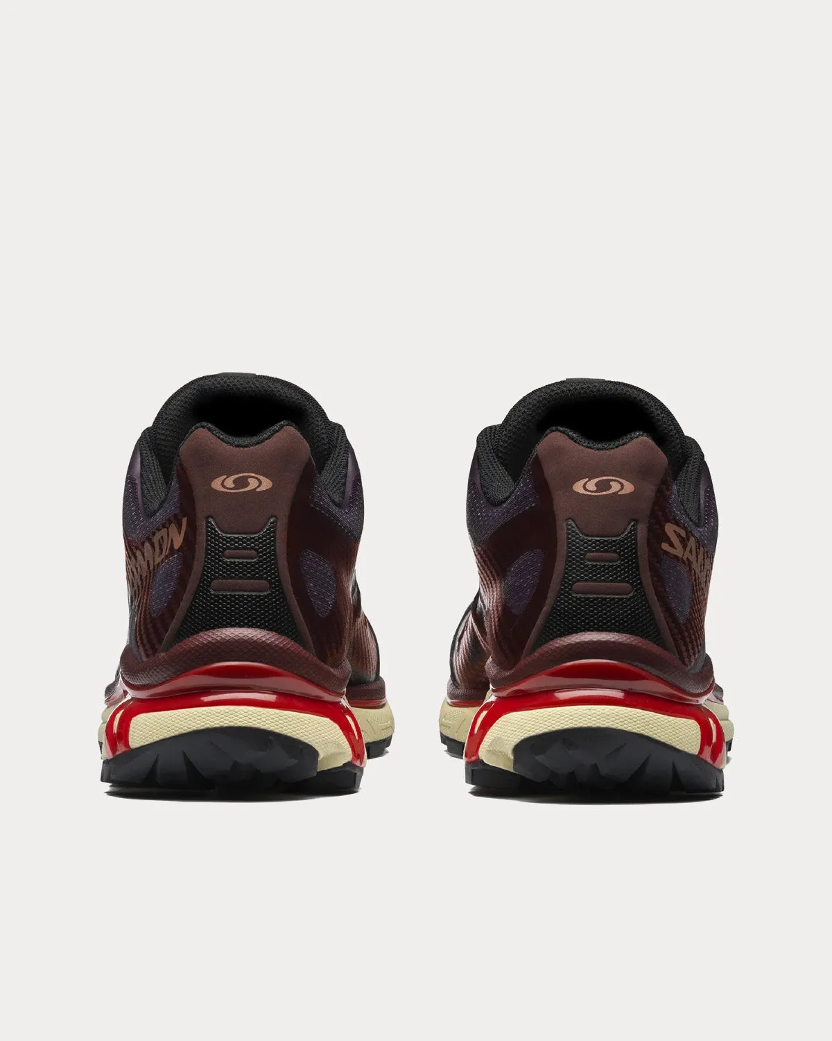 XT-4 Bitter Chocolate / Mocha Mousse / Fiery Red Low Top Sneakers