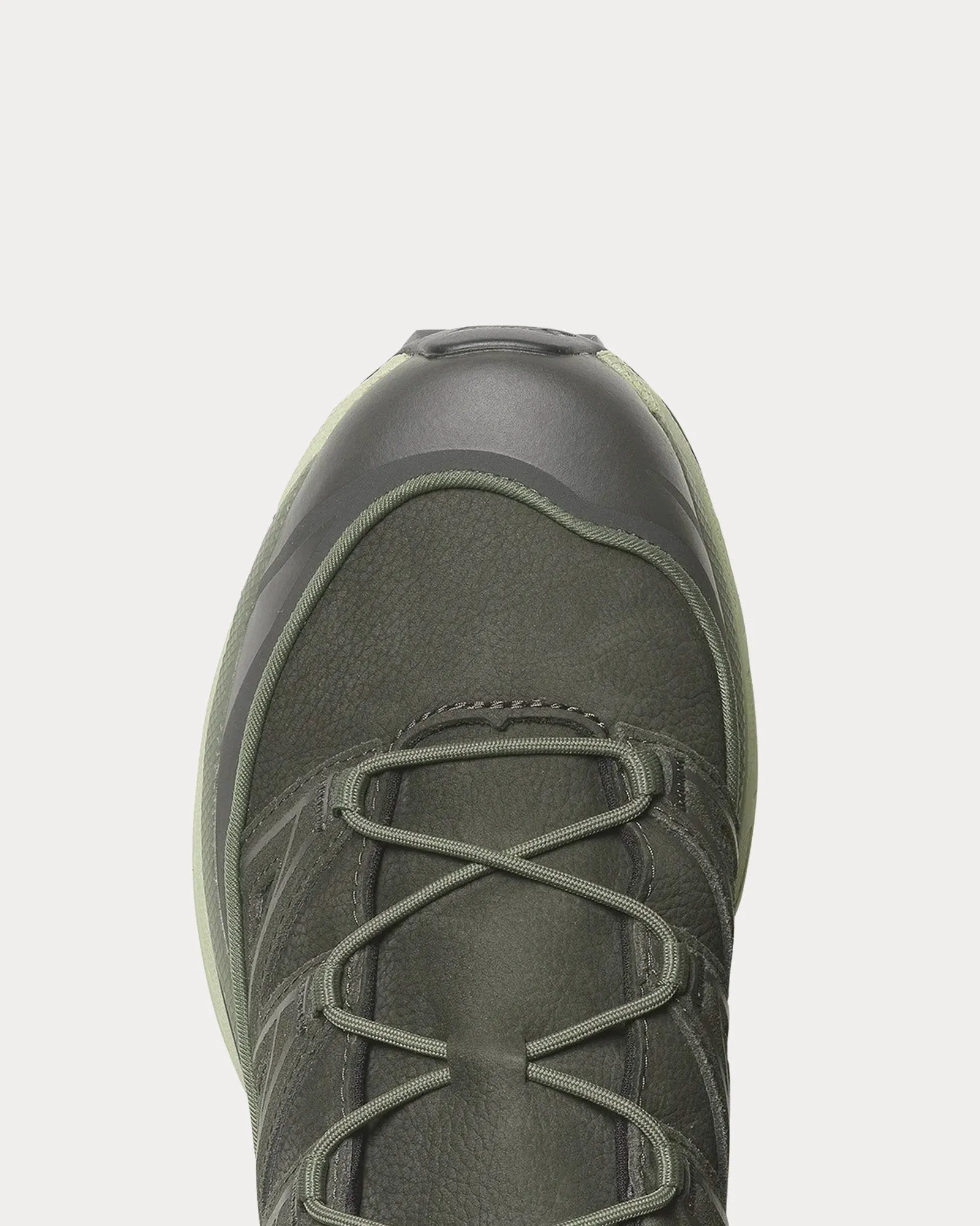 XT-6 Expanse Leather Peat / Deep Lichen Green / Green Haze Low Top Sneakers
