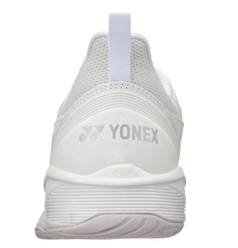 Yonex Power Cushion Sonicage 3 Women's Tennis Shoes in White/Silver
